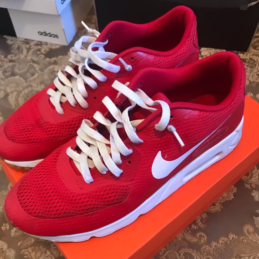 Red Nike air maxes